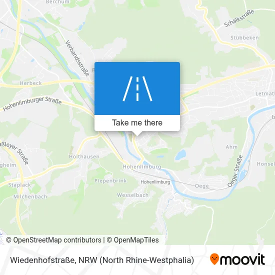 Wiedenhofstraße map