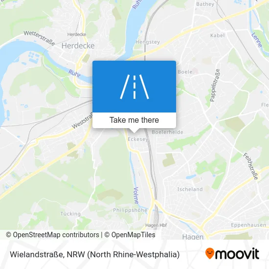 Карта Wielandstraße