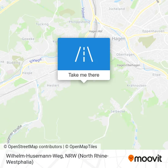 Wilhelm-Husemann-Weg map