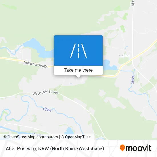 Карта Alter Postweg
