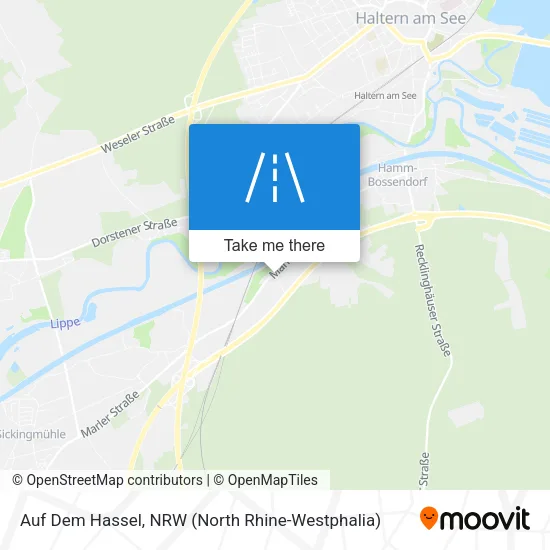 Карта Auf Dem Hassel