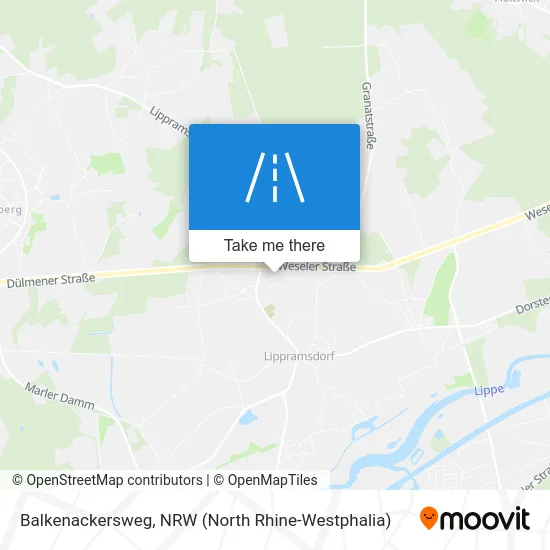 Карта Balkenackersweg