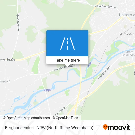 Bergbossendorf map