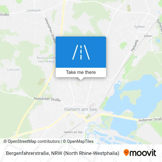 Bergenfahrerstraße map