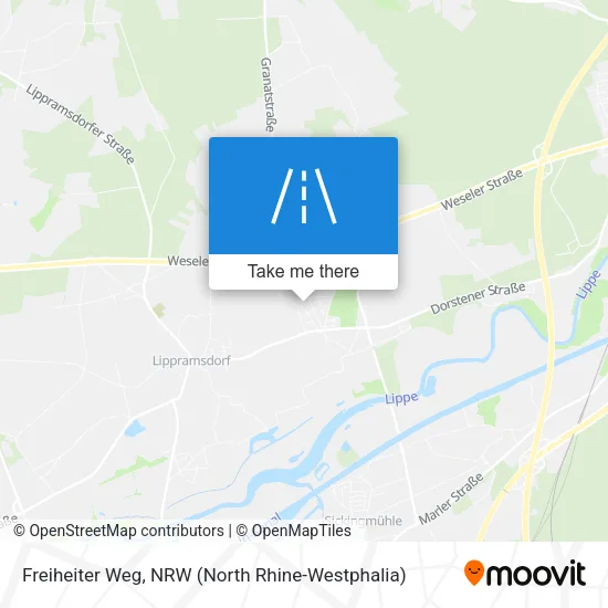 Карта Freiheiter Weg