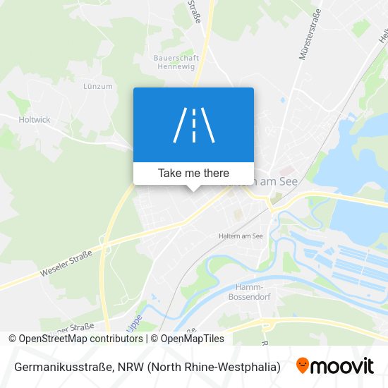 Germanikusstraße map