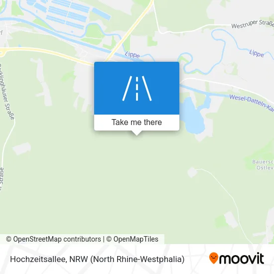 Карта Hochzeitsallee