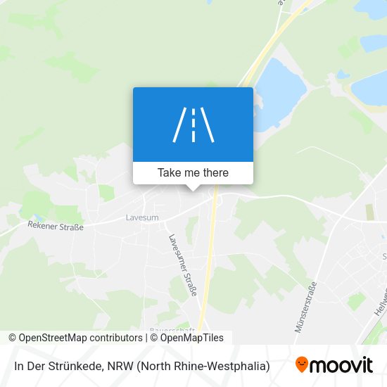 In Der Strünkede map