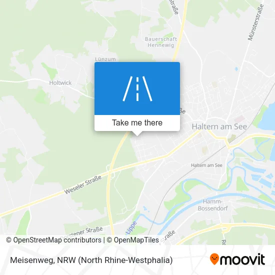 Meisenweg map