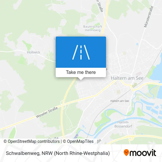 Schwalbenweg map