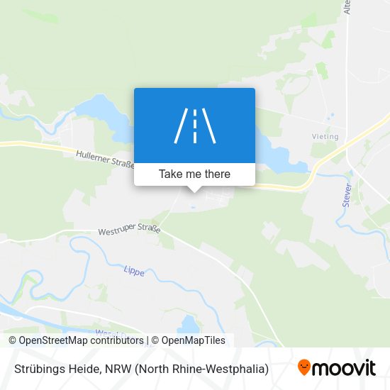 Strübings Heide map