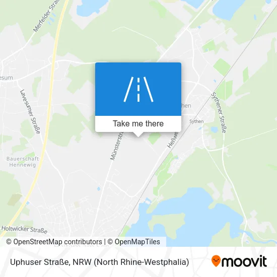 Карта Uphuser Straße