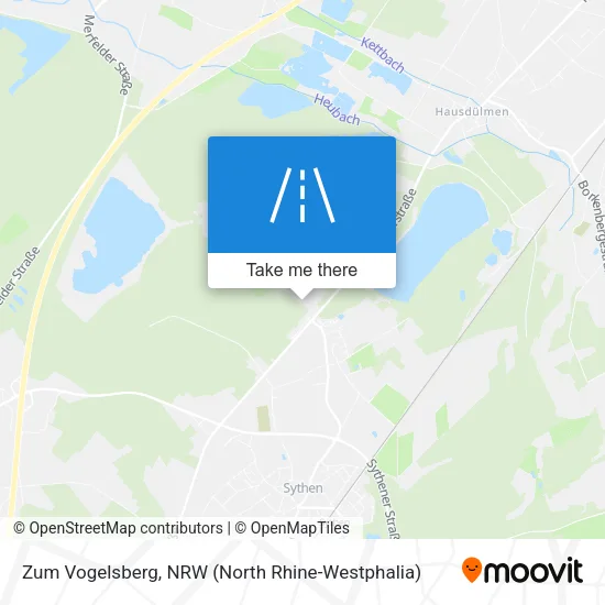 Карта Zum Vogelsberg