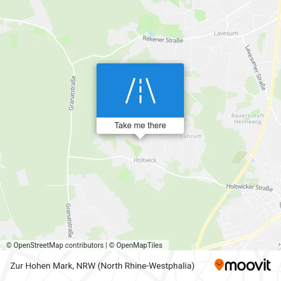 Карта Zur Hohen Mark