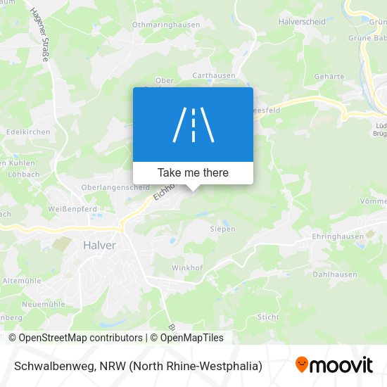 Schwalbenweg map