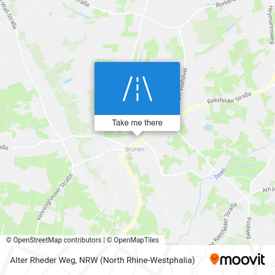 Карта Alter Rheder Weg