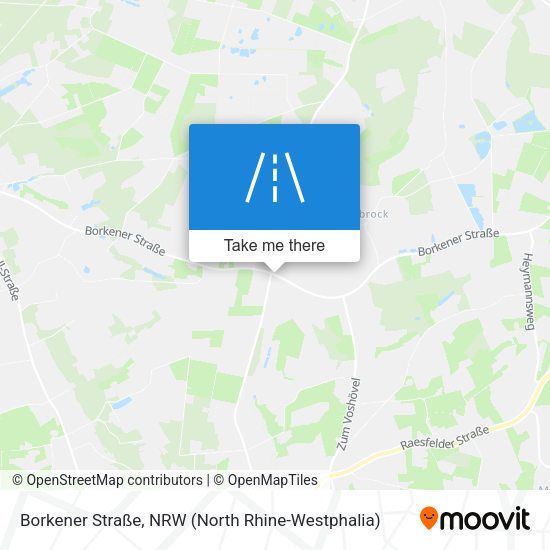 Borkener Straße map