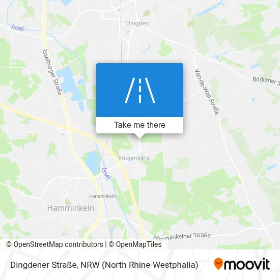 Dingdener Straße map