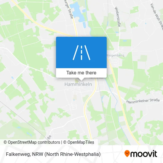 Falkenweg map
