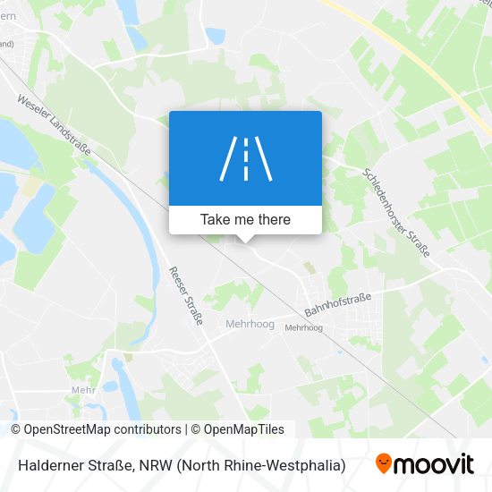 Halderner Straße map