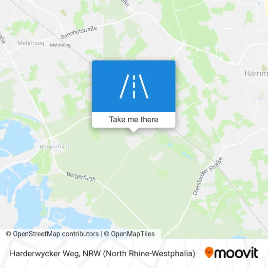 Harderwycker Weg map