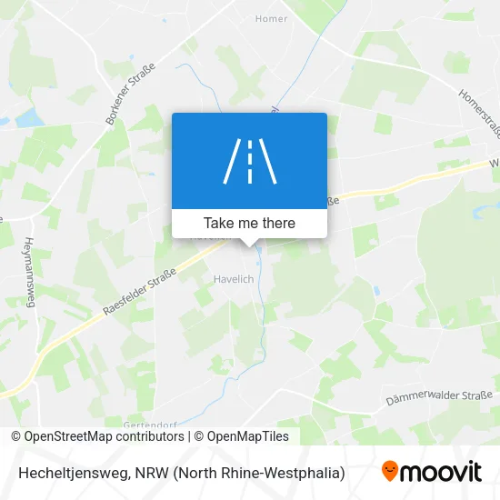 Карта Hecheltjensweg