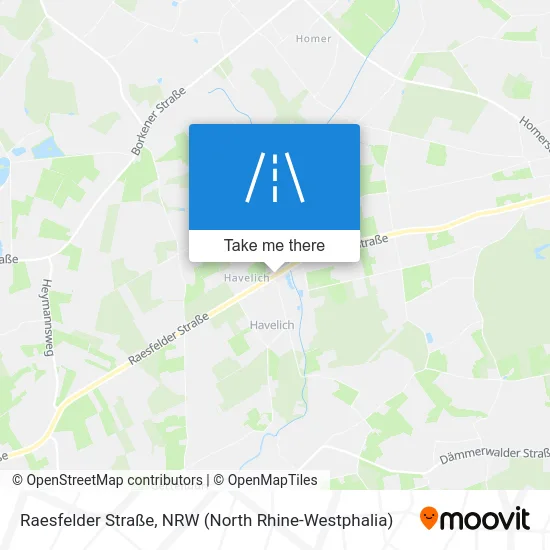 Raesfelder Straße map