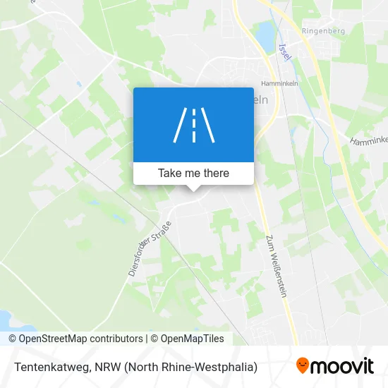 Tentenkatweg map