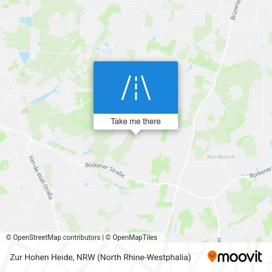 Карта Zur Hohen Heide