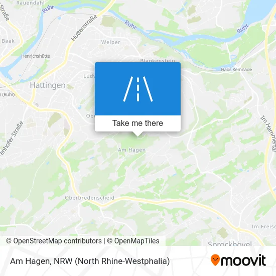 Am Hagen map