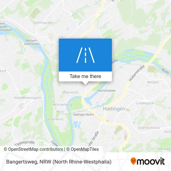 Bangertsweg map