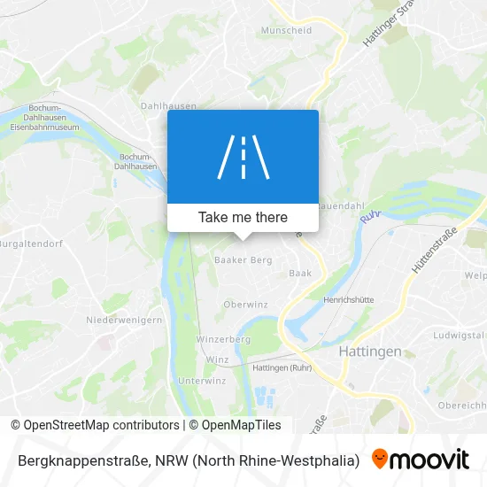 Bergknappenstraße map