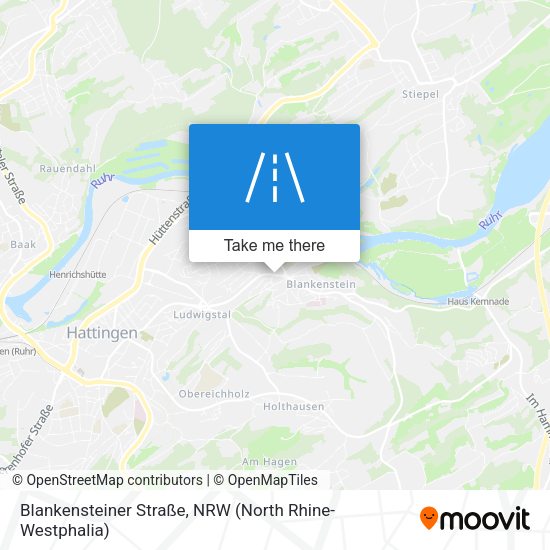 Blankensteiner Straße map