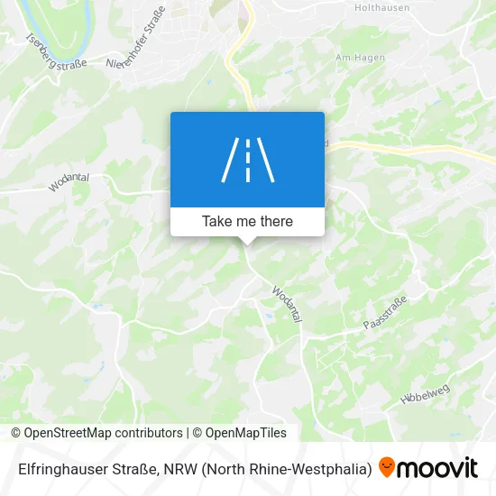 Карта Elfringhauser Straße