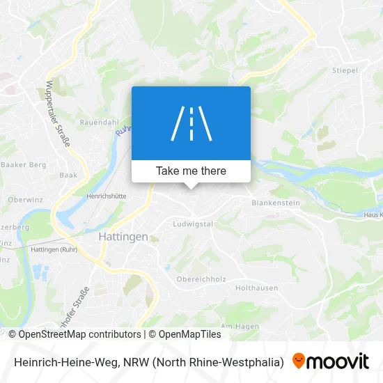 Heinrich-Heine-Weg map