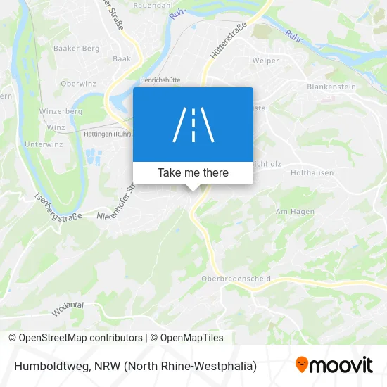 Humboldtweg map