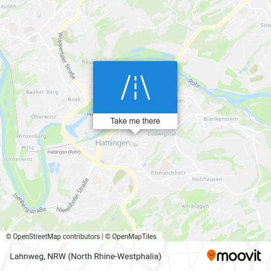 Lahnweg map