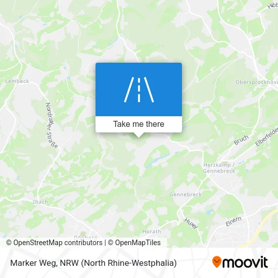 Карта Marker Weg