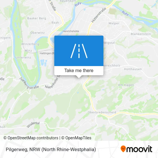 Карта Pilgerweg