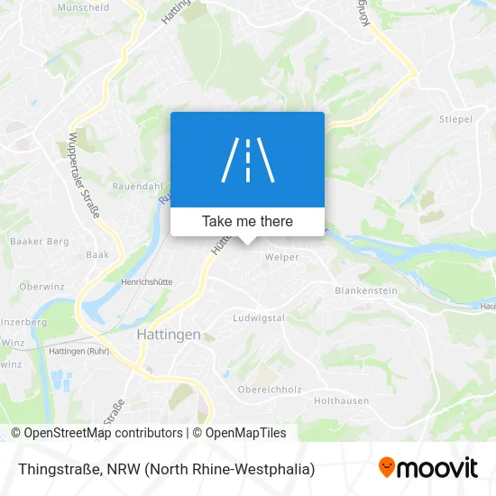 Thingstraße map