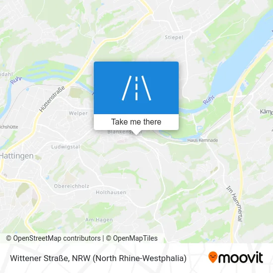 Карта Wittener Straße