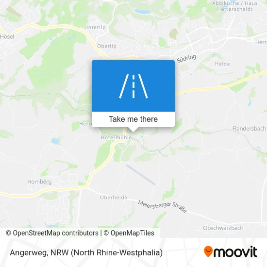 Карта Angerweg