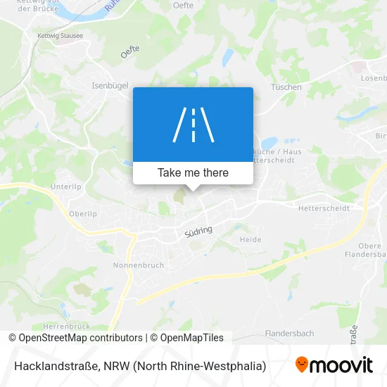 Карта Hacklandstraße