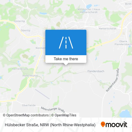 Hülsbecker Straße map