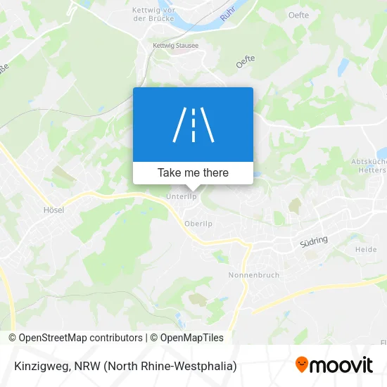Карта Kinzigweg