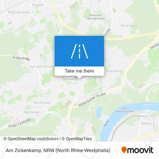 Am Zickenkamp map