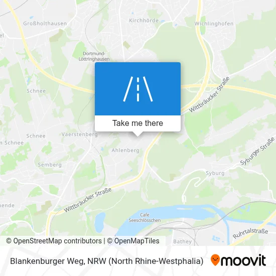 Blankenburger Weg map