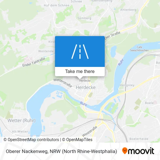 Oberer Nackenweg map