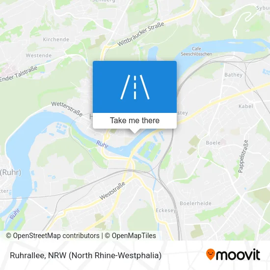 Карта Ruhrallee