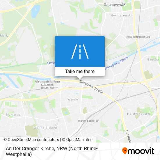 Карта An Der Cranger Kirche
